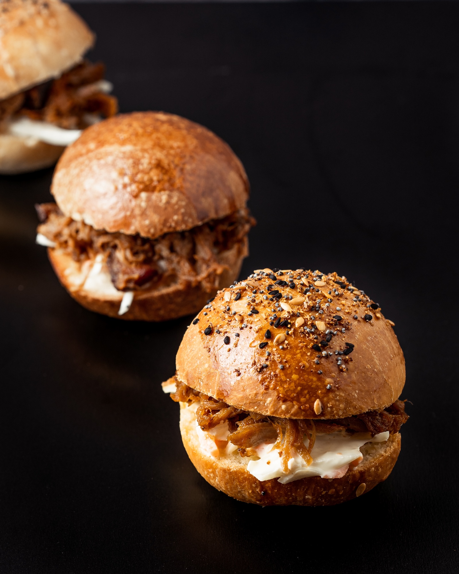 Pulled pork sliders